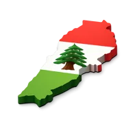 Green Lebanon 3D icon
