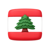 Lebanon 3D icon