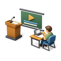 Lecture 3D icon