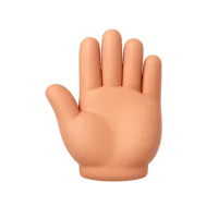 Left Hand 3D icon