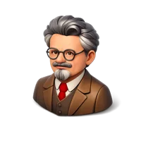 Leon Trotsky 3D icon