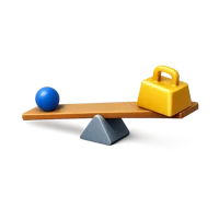 Leverage 3D icon