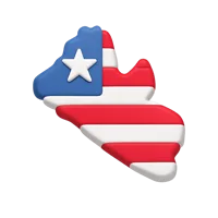 Liberia 3D icon