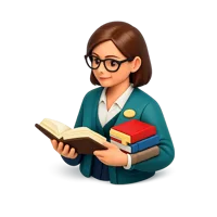 Librarian 3D icon