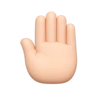 Light Skin Tone 3D icon