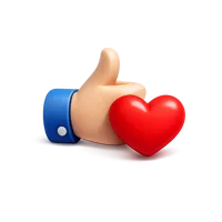 Like Post 3D icon