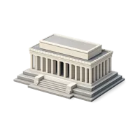 Lincoln Memorial 3D icon