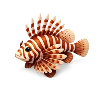 Lionfish 3D icon