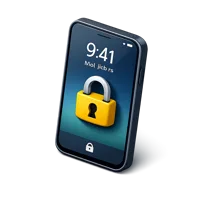 Locked Phone 3D icon