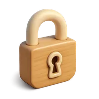 Lock Icon 3D icon