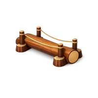 Log Bridge 3D icon