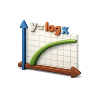 Logarithmic Function 3D icon