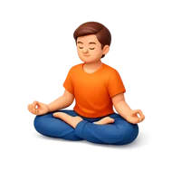 Lotus Pose 3D icon