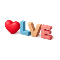Love 3D icon