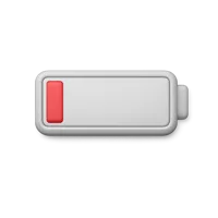 Low Battery 3D icon