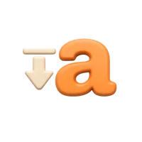 Lowercase Input 3D icon