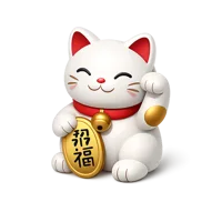 Lucky Cat 3D icon