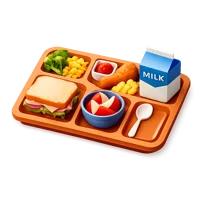 Lunch Tray 3D icon
