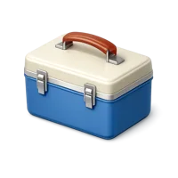 Blue Lunchbox 3D icon