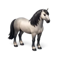 Lusitano Horse 3D icon