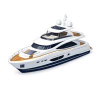 Luxury Yacht 3D icon