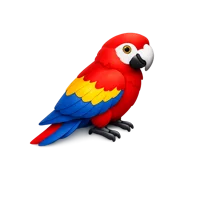 Macaw 3D icon
