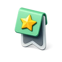 Magnetic Bookmark 3D icon