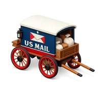 Mail Wagon 3D icon