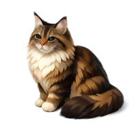 Maine Coon Cat 3D icon