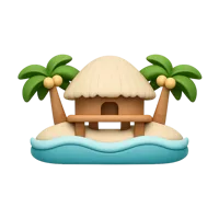 Maldives 3D icon