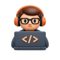 Male Developer 3D icon
