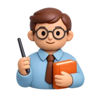 Male Teacher 3D icon