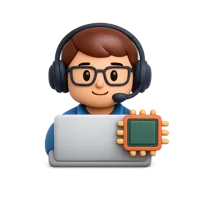 Male Technologist 3D icon