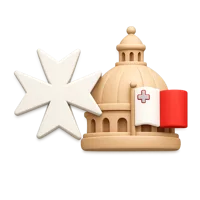 Malta 3D icon