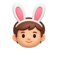 Man Bunny Ears 3D icon