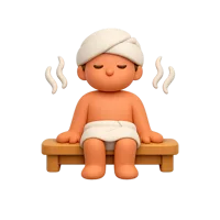 Man in Sauna 3D icon