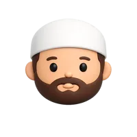 Man in Skullcap 3D icon