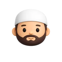 Man With Skullcap 3D icon