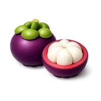 Mangosteen 3D icon