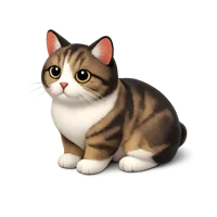 Manx Cat 3D icon