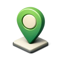 Green Map Marker 3D icon