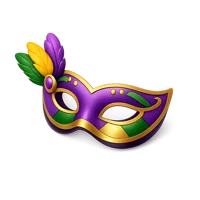 Mardi Gras Mask 3D icon