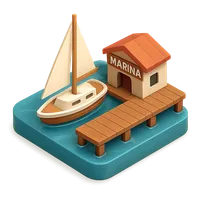 Marina 3D icon