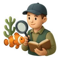 Marine Biologist 3D icon
