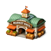 Market Hall 3D icon
