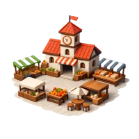 Market Square 3D icon