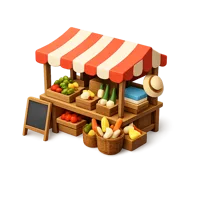Marketplace 3D icon