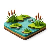 Green Marsh 3D icon