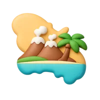 Martinique 3D icon