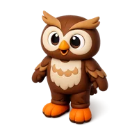 Brown Mascot Costume 3D icon